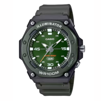 Casio General MW-620H-3AV Black Resin Band Men Watch